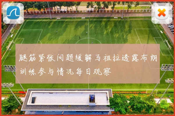 腿筋紧张问题缓解马祖拉透露布朗训练参与情况每日观察